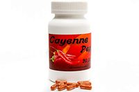 Cayenne Pepper Powder Capsules - 250 Count - 90,000 SKHU - Size 3 Capsule