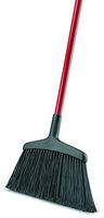 Libman Commercial 997 Wide Commercial Angle Broom, 55" Length, 15" Width, Black/Red (Pack of 6)