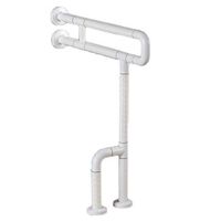 Bathroom Handrail, Stainless Steel Elderly Disabled Safe Non-Slip Non-Slip Handrail U-Shaped (Color : White)