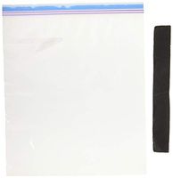 Ziploc 682254 Commercial Resealable Freezer Bag, Zipper, 2gal, 13 x 15 1/2, Clear, 100/Carton