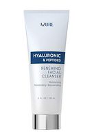 AZURE Hyaluronic & Peptides Renewing Facial Cleanser - Moisturizing, Rejuvenating & Tightening | Unclogs Pores, Draws Out Dirt & Pollutants | Made in Korea - 150mL