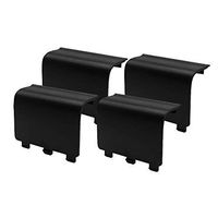 KELIFANG Replacement Battery Cover Door Compatible with Xbox One, Xbox One S Controller, Battery Back Shell Repair Part Compatible with Xbox Wireless Controller (4 Pack, Black)