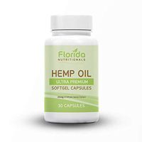 Hemp Soft Gel Capsules - 25 MG of Pure Hemp Extract - Pain, Stress & Anxiety Relief - Natural Sleep & Mood Support - Made in The USA - Extra Strength, Maximum Value - Rich in Omega 3, 6, 9