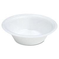 Dart 12BWWQR Foam Bowl, 12 oz, White (Pack of 125)
