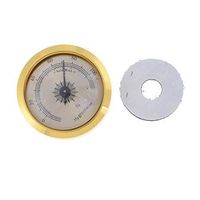 New 1.8 inch Brass Round Frame Pointer Hygrometer for Cigar Humidor High Accuracy