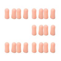 Silicone Closed Toe Tubes, Finger Toe Sleeve Bunion Pads for Corns Blisters Hammertoes-10 Pairs Color_1