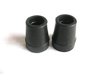Harvy 1/2" Heavy Duty Black Rubber Replacement Cane Tip. (2 Pack) …