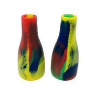 Silicone Filter Tips - Tips for Raw Rolling Papers - Cigarette Holder - Reusable Cigarette Filters - Cigar Accessories - Large 0.7” to 1” Rainbow