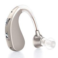 EAROTO Digital Hearing Amplifier Ear-Hanging Type Either Left and Right Ears Bha-1204, Silver