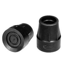 Black Replacement Tips - Fits 5/8" wood canes - 2 Each / Pair