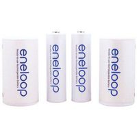 SANYO Eneloop Spacer Pack with 2 AA and 2 C-Size Spacers (Discontinued by Manufacturer)