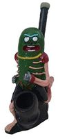Novelty Collectible Pickle Rick Figurine Tobacco Pipe