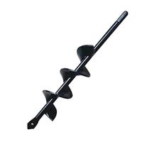 Angmile Auger Bit Electric Cordless Auger Bit Garden Sowing Tools Accessories Twist Drill Bit Small Planter Drill Garden Planting Small Hole Digger Spiral Drill Bit
