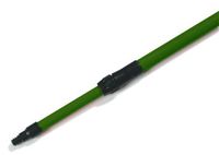 Carlisle 4102009 Sparta Spectrum Fiberglass Telescopic Threaded Handle, 1" Dia. x 54" to 8', Green (Case of 12)
