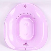JOEPET Over-The-Toilet Perineal Soaking Bath,Hemorrhoids Postpartum Treatment,Suitable for Pregnant Women,Elderly People with Reduced Mobility,Purple,Withoutirrigator