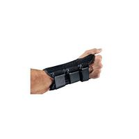 DJO Wrist Splint Aluminum Stay Foam/Lycra Right Hand Black Small