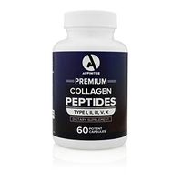 Affinitee Multi Collagen Peptide Hydrolyzed Capsules - 60 Pills - 1000mg - Type I, II, III, V, X - Premium Bone Broth Vitamin Supplements for Healthy Hair, Nails, Skin, and Joints - Super Proteins