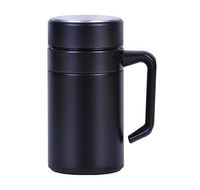 ZHENQ Vacuum Flask Stainless Steel Thermos with Handle Thermos Office Thermos for teacups (Color : B)