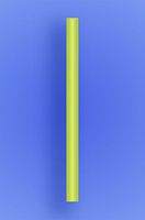 Wow Plastics Inc. Colossal Straw 8.5" - Neon Yellow - 1/1000 (1,000/Case)