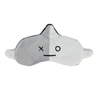 Youyouchard BTS Bangtan Boys Sleep Mask Eye Mask JUNGKOOK SUGA Cartoon Travel Aircraft Sleep Shade Breathable White Black Pink Red Mask(Style 2-07)