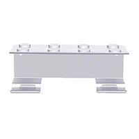 systematiw Curly Hair Hang Rack, Free Punching Wall Hanging Storage Bracket Spot Airwrap Styler Holder Hair Dryer Wall Mount Holder for Dyson Accessories