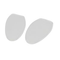 uxcell Silicone Gel Shoes Walking Insert Half Sole Cushions Pad Insoles Clear