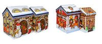Nesting Christmas House Holiday Gift Boxes (Set of 4) - Assorted Sizes