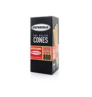 Futurola Reefer Size - Pre Rolled Cones 98mm x 26mm (800 Count) (Dutch Brown)