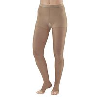 Ames Walker AW Style 33OT Sheer Support 20 30 Open Toe Compression Pantyhose Nude Large Fashionably Sheer Relieves Aching and Swollen Legs Effective Post sclerotherapy