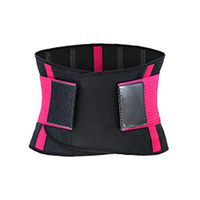 Waist Belt, Lumbar Support, Back Support, Dual Adjustable Lower Back Support Belt for Exercise Sports Work, Men and Women Lower Back Pain Best Brace,Rosepink,S