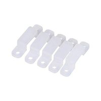 8/10/12mm Silicone Holder Clip for Fixing 3528 5050 1210 RGB LED Strip Light 100 pcs(8mm)