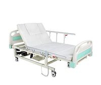 Multi Function Home Eldery Care Electric Nursing Bed for Patient,Adjustable Footrest Electric Medical Hospital Bed with Commode