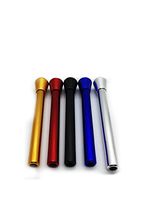 Snuff Straw 5-Pack Color Style - Sniffer Snorter Straws Deluxe Snorting Kit Snuff Tube - Bullet Metal Straw