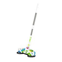 360 Rotary Home Use Magic Manual Telescopic Floor Dust Sweeper Lazy 3 in 1 Household Cleaning Hand Push Automatic Sweeper Broom Dustpan Trash Bin Cleaner (Multicolor)