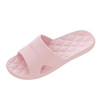 Emimarol Woman’s Man’s House Indoor & Outdoor Slippers Anti-Slip Massage Shower Spa Bath Pool Gym Slides Flip Flop Pink