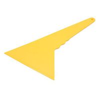 uxcell Portable Yellow Plastic Window Film Scraper Squeegee Cleaning Tool for Car