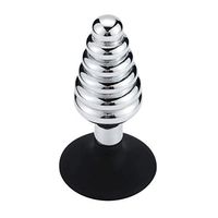 Oolong Silver Metal Stainless Steel Silicone Handle Suck-Tion Cu-p Ȁmâl Plúg for Men for Women