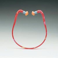 Howard Leight(R) QB3HYG(R) Red And Orange Foam Multi Position Semi-Aural Banded Earplugs