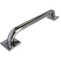 Mountain Plumbing MT99SQGRS-24 24" Decorative Grab Bar with Square Escutcheon Finish: Polished Chrome