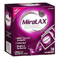 2480318 PT# 398610 Miralax PE Glycol Powder Laxative 17gm 24 Hour Oral 10/Pk Made by Schering-Plough Heathcare