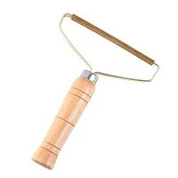 Ecurson Portable Lint Remover, Lint Roller Wood Lint Remover Manual Clothes Cleaning Fuzz Shaver Cleaning Tools Hairball Manual Epilator Clothes Shaver
