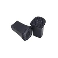 Timesuper 5 Pairs U Shaped Heel Protectors Replacement Tip Caps for High Heel Shoes and Stiletto Anti-Slip Heel Stoppers Caps,11-12mm