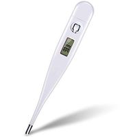 Digital Thermometer, Kids Baby Adult Thermometer for Rectal Oral Underarm Temperature with Fever Indication LCD Display