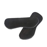 SUPVOX 1 Pair Heel Cushion Inserts Back Heel Insoles Self-Adhesive Shoe Insoles Foot Care Protector Anti Slip Shoe Cushion for Women Men (Black)