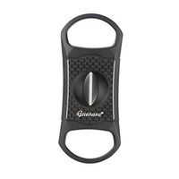 Cigar Cutter V-Cut Stainless Steel Guillotine Cut Blade High Quality with Attractive Gift Box (Black)