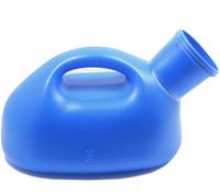Male 2000ml Bed Urinal Men's Potty Pee Bottle Collector 2000ML Thickening and Large Capacity Clean up Simple Reusable 1.05m Tube Long Blue