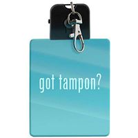 got tampon? - LED Key Chain with Easy Clasp
