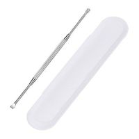 Mudder 304 Stainless Steel Ear Pick Ear Cleaner with Storage Box (Silver)