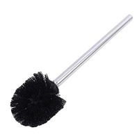 WEILYDF Toilet Brush Simple Durable Stainless Steel Toilet Brush with Soft Bristles Plastic Toilet Brushes with Stainless Steel Handle
