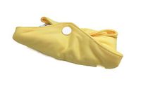 6 Maxi Bamboo Mama Cloths/Menstrual Pads/Reusable & Water Resistant Sanitary Pads/Panty (Maxi, Soft Yellow)